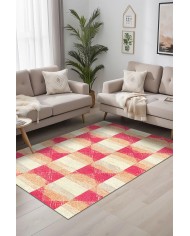 Alansa Kadife Yıkanabilir Kaymaz Pamuk Tabanlı Antibakteriyel Salon Halısı