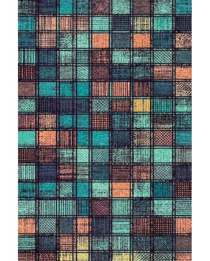 Vera Kadife Yıkanabilir Kaymaz Pamuk Tabanlı Antibakteriyel Salon Halısı