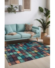 Vera Kadife Yıkanabilir Kaymaz Pamuk Tabanlı Antibakteriyel Salon Halısı