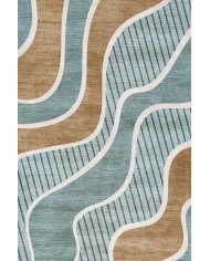 Tedan Kadife Yıkanabilir Kaymaz Pamuk Tabanlı Antibakteriyel Salon Halısı