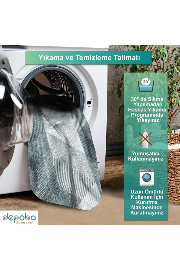 Nedla Kadife Yıkanabilir Kaymaz Pamuk Tabanlı Antibakteriyel Salon Halısı Nedla Kadife Yıkanabilir Kaymaz Pamuk Tabanlı Antibakteriyel Salon Halısı