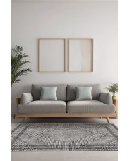 Sala Kadife Yıkanabilir Kaymaz Pamuk Tabanlı Antibaktriyel Salon Halısı