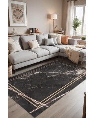 Pazera Kadife Yıkanabilir Kaymaz Pamuk Tabanlı Antibakteriyel Salon Halısı