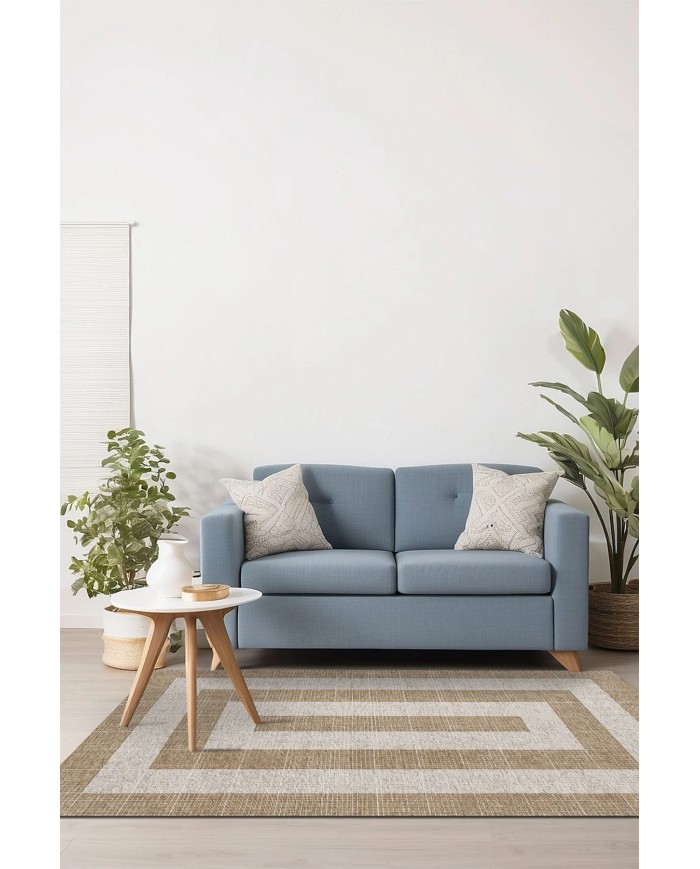 Gena Kadife Yıkanabilir Kaymaz Pamuk Tabanlı Antibakteriyel Salon Halısı