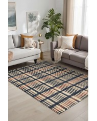 Camen Kadife Yıkanabilir Kaymaz Pamuk Tabanlı Antibakteriyel Salon Halısı