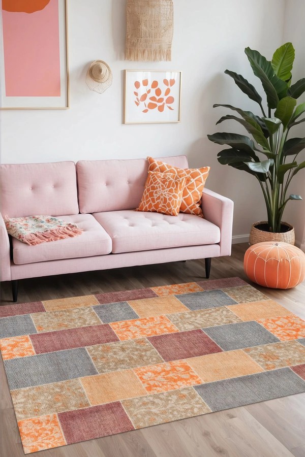 Asene Patchwork Şönil Doğal Pamuk Tabanlı Salon Halısı Kaymaz Antibakteriyel Yıkanabilir Çevre Dostu Asene Patchwork Şönil Doğal Pamuk Tabanlı Salon Halısı Kaymaz Antibakteriyel Yıkanabilir Çevre Dostu
