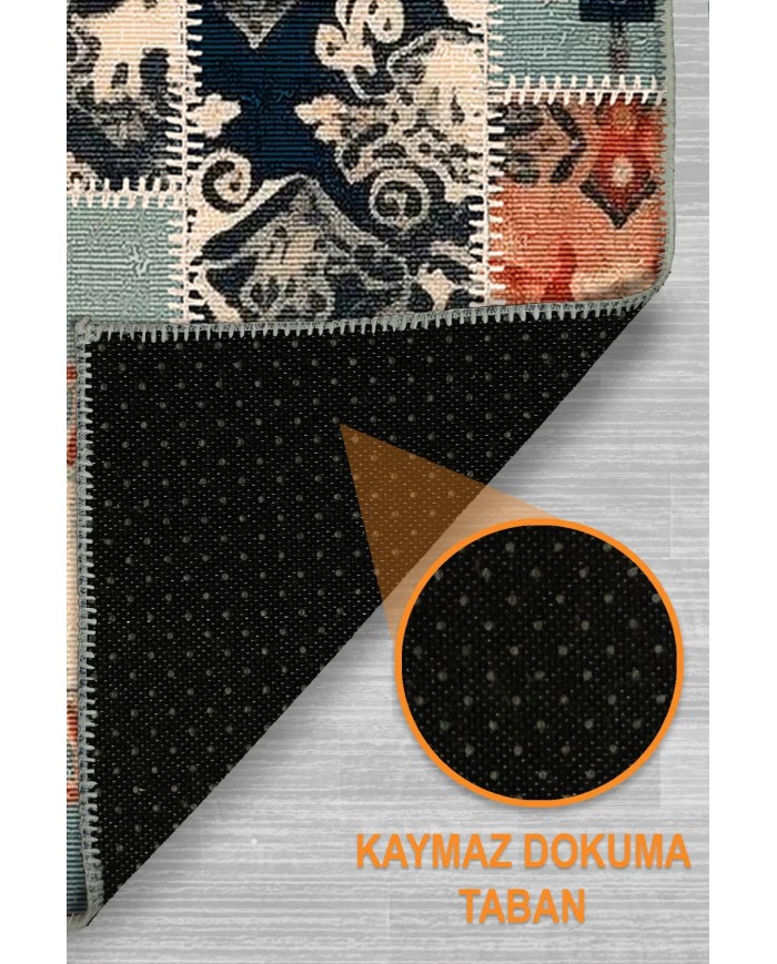 Saude Şönil Doğal Pamuk Tabanlı Salon Halısı Kaymaz Antibakteriyel Yıkanabilir Çevre, Hayvan Dostu