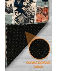 Saude Şönil Doğal Pamuk Tabanlı Salon Halısı Kaymaz Antibakteriyel Yıkanabilir Çevre, Hayvan Dostu