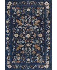 Rehan Vintage Şönil Doğal Pamuk Tabanlı Salon Halısı Kaymaz Antibakteriyel Yıkanabilir Çevre Dostu