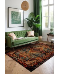 Parem Vintage Şönil Doğal Pamuk Tabanlı Salon Halısı Kaymaz Antibakteriyel Yıkanabilir Çevre Dostu