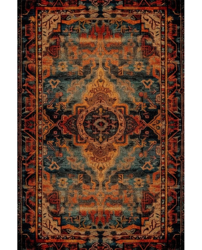 Parem Vintage Şönil Doğal Pamuk Tabanlı Salon Halısı Kaymaz Antibakteriyel Yıkanabilir Çevre Dostu