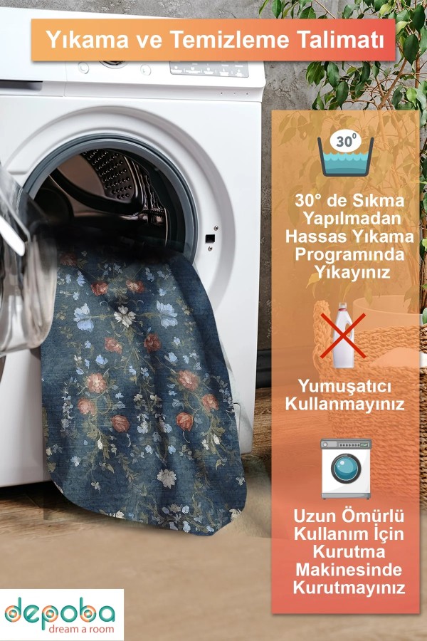 Mayer Vintage Şönil Doğal Pamuk Tabanlı Salon Halısı Kaymaz Antibakteriyel Yıkanabilir Çevre Dostu Mayer Vintage Şönil Doğal Pamuk Tabanlı Salon Halısı Kaymaz Antibakteriyel Yıkanabilir Çevre Dostu