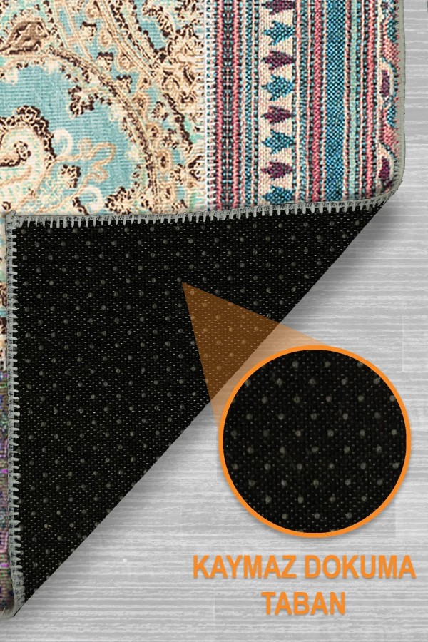 Herce Patchwork Şönil Doğal Pamuk Tabanlı Salon Halısı Kaymaz Antibakteriyel Yıkanabilir Çevre Dostu Herce Patchwork Şönil Doğal Pamuk Tabanlı Salon Halısı Kaymaz Antibakteriyel Yıkanabilir Çevre Dostu