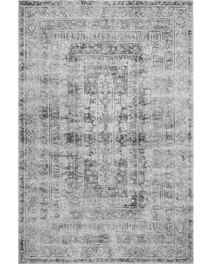 Denra Vintage Şönil Doğal Pamuk Tabanlı Salon Halısı Kaymaz Antibakteriyel Yıkanabilir Çevre Dostu