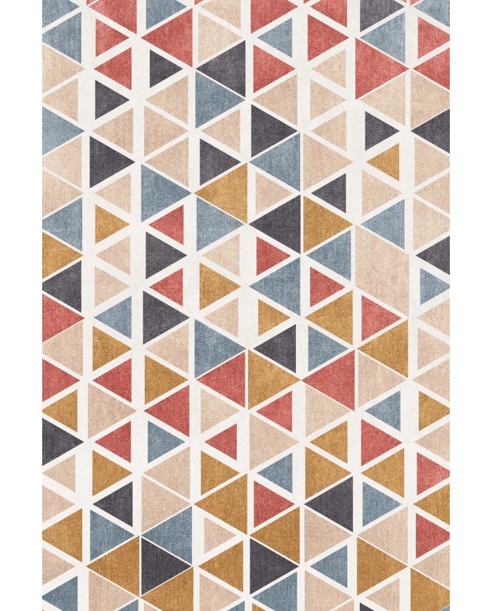 Beyore Modern Şönil Doğal Pamuk Tabanlı Salon Halısı Kaymaz Antibakteriyel Yıkanabilir Çevre Dostu