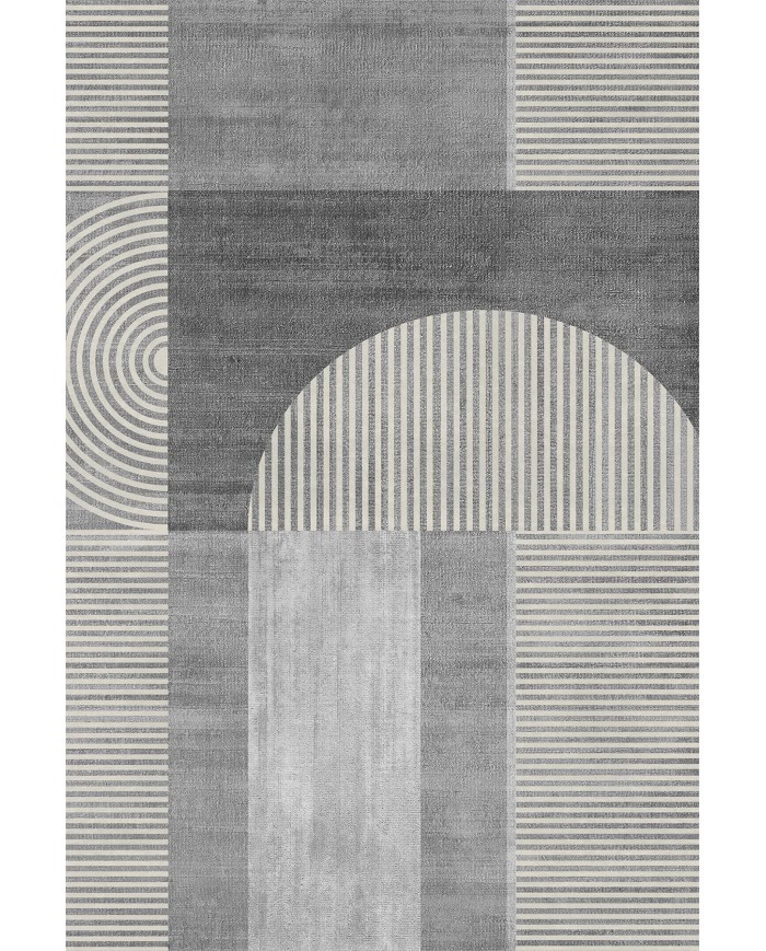 Veryan Modern Şönil Doğal Pamuk Tabanlı Salon Halısı Kaymaz Antibakteriyel Yıkanabilir Çevre Dostu