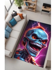 Fred Oyuncu Odası Halısı Kadife Kaymaz Pamuk Tabanlı Yıkanabilir Antibakteriyel Gamer