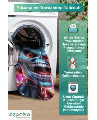 Fred Oyuncu Odası Halısı Kadife Kaymaz Pamuk Tabanlı Yıkanabilir Antibakteriyel Gamer