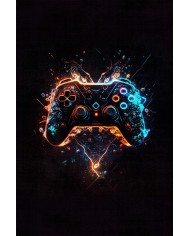 Patrick Oyuncu Odası Halısı Kadife Kaymaz Pamuk Tabanlı Yıkanabilir Antibakteriyel Gamer