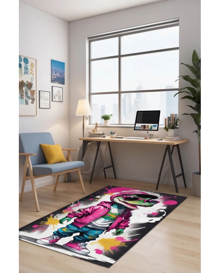 Bola Oyuncu Odası Halısı Kadife Kaymaz Pamuk Tabanlı Yıkanabilir Antibakteriyel Gamer