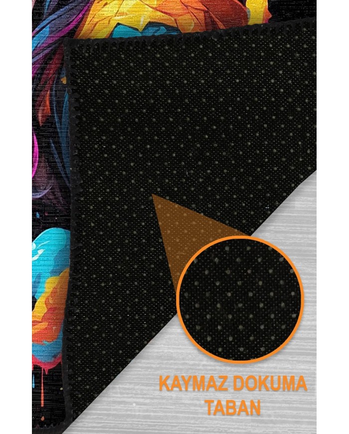 Denim Oyuncu Odası Halısı Şönil Kaymaz Pamuk Tabanlı Yıkanabilir Antibakteriyel Gamer, Gaming Halısı