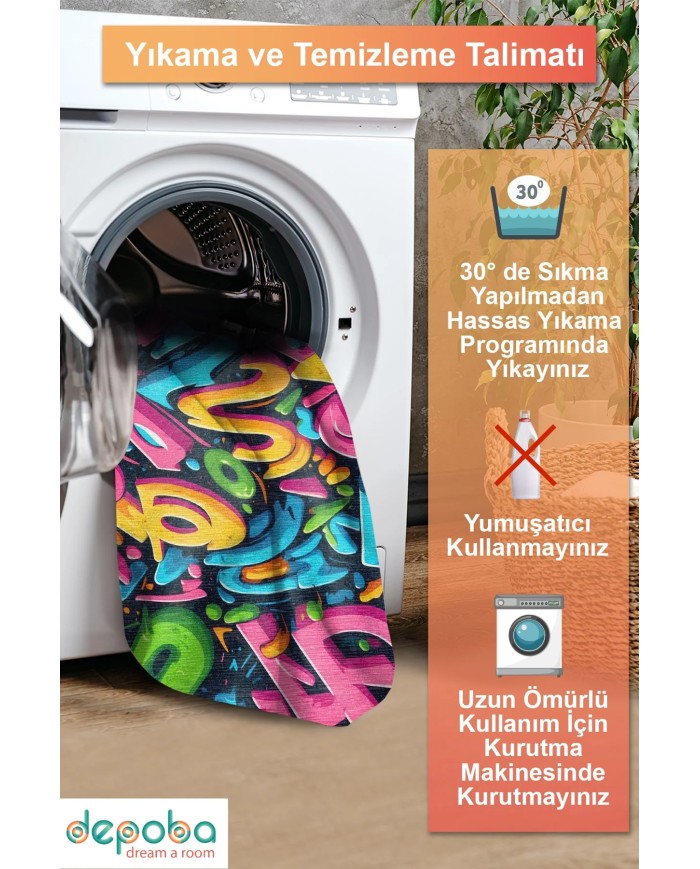 Strak Oyuncu Odası Halısı Şönil Kaymaz Pamuk Tabanlı Yıkanabilir Antibakteriyel Gamer, Gaming Halısı