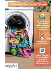 Strak Oyuncu Odası Halısı Şönil Kaymaz Pamuk Tabanlı Yıkanabilir Antibakteriyel Gamer, Gaming Halısı