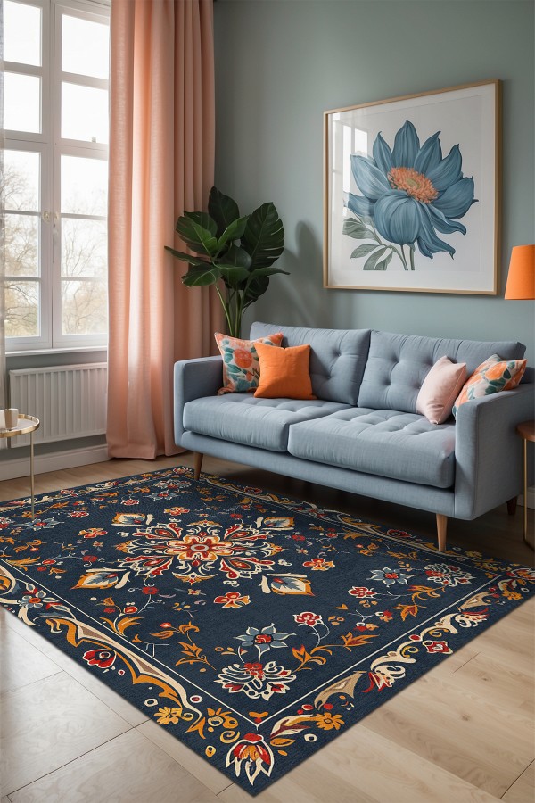 Andara Vintage Şönil Doğal Pamuk Tabanlı Salon Halısı Kaymaz Antibakteriyel Yıkanabilir Çevre Dostu Andara Vintage Şönil Doğal Pamuk Tabanlı Salon Halısı Kaymaz Antibakteriyel Yıkanabilir Çevre Dostu