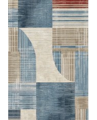 Enler Modern Şönil Doğal Pamuk Tabanlı Salon Halısı Kaymaz Antibakteriyel Yıkanabilir Çevre Dostu