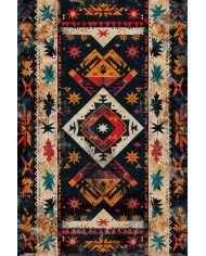 Nase Vintage Şönil Doğal Pamuk Tabanlı Salon Halısı Kaymaz Antibakteriyel Yıkanabilir Çevre Dostu