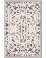 Purpa Vintage Şönil Doğal Pamuk Tabanlı Salon Halısı Kaymaz Antibakteriyel Yıkanabilir Çevre Dostu