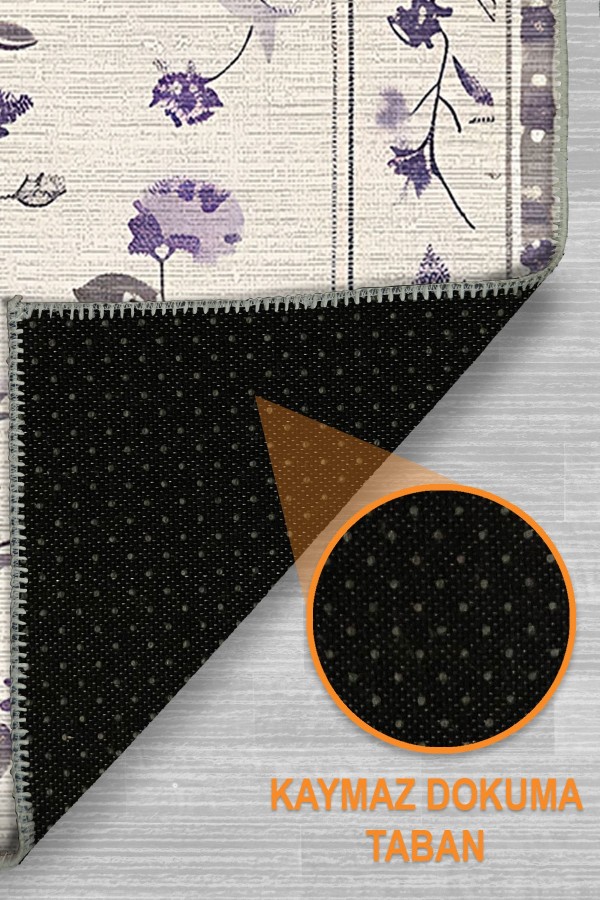 Purpa Vintage Şönil Doğal Pamuk Tabanlı Salon Halısı Kaymaz Antibakteriyel Yıkanabilir Çevre Dostu Purpa Vintage Şönil Doğal Pamuk Tabanlı Salon Halısı Kaymaz Antibakteriyel Yıkanabilir Çevre Dostu