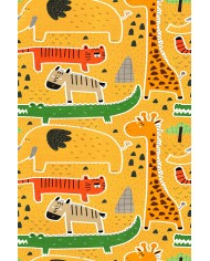 Funs Şönil Antibakteriyel Yıkanabilir Kaymaz Pamuk Tabanlı Çocuk Halısı