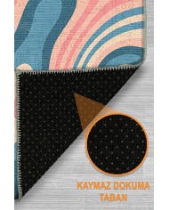 Tesa Şönil Yıkanabilir Kaymaz Pamuk Tabanlı Antibakteriyel Asimetrik Halı