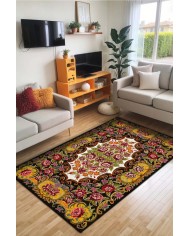 Marlo Kadife Yıkanabilir Kaymaz Pamuk Tabanlı Antibakteriyel Salon Halısı