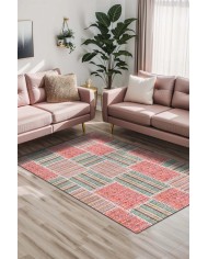 Henry Kadife Yıkanabilir Kaymaz Pamuk Tabanlı Antibakteriyel Salon Halısı