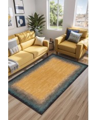 Mistina Kadife Yıkanabilir Kaymaz Pamuk Tabanlı Antibakteriyel Salon Halısı