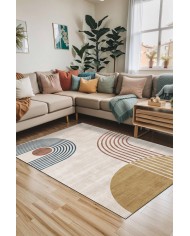 Reyaz Kadife Yıkanabilir Kaymaz Pamuk Tabanlı Antibakteriyel Salon Halısı