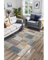 Siense Kadife Yıkanabilir Kaymaz Pamuk Tabanlı Antibakteriyel Salon Halısı