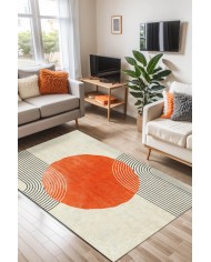 Karen Kadife Yıkanabilir Kaymaz Pamuk Tabanlı Antibakteriyel Salon Halısı