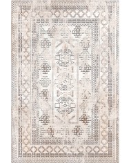 Narese Şönil Vintage Desenli Pamuk Taban Kaymaz Yıkanabilen Antibakteriyel Salon Halısı