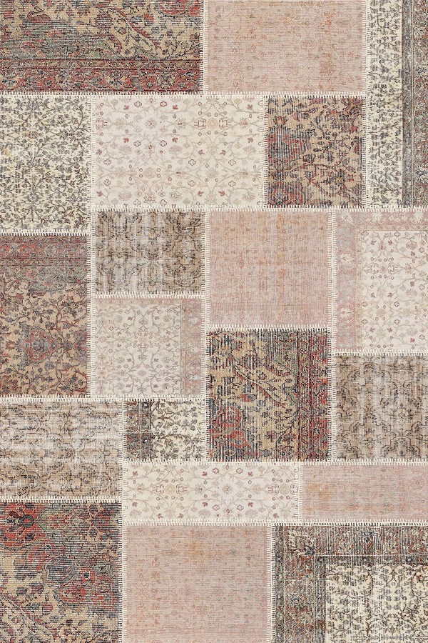 Alfara Şönil Patchwork Desenli Pamuk Taban Kaymaz Yıkanabilen Antibakteriyel Salon Halısı Alfara Şönil Patchwork Desenli Pamuk Taban Kaymaz Yıkanabilen Antibakteriyel Salon Halısı