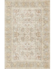 Nalera Şönil Vintage Desenli Pamuk Taban Kaymaz Yıkanabilen Antibakteriyel Salon Halısı