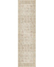 Nalera Şönil Vintage Desenli Pamuk Taban Kaymaz Yıkanabilen Antibakteriyel Yolluk