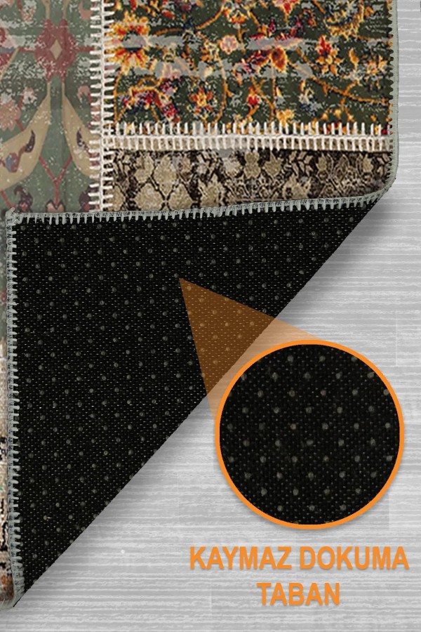 Flona Patchwork Şönil Doğal Pamuk Tabanlı Kaymaz Antibakteriyel Yıkanabilir Çevre Dostu Salon Halısı Flona Patchwork Şönil Doğal Pamuk Tabanlı Kaymaz Antibakteriyel Yıkanabilir Çevre Dostu Salon Halısı