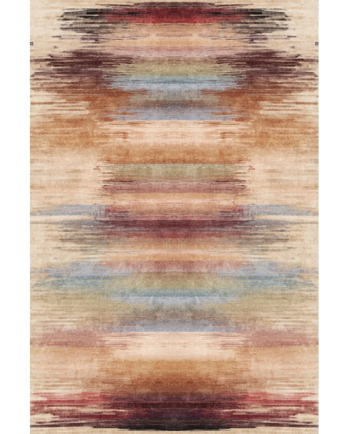 Samada Modern Şönil Pamuk Taban Kaymaz Yıkanabilen Antibakteriyel Salon Halısı