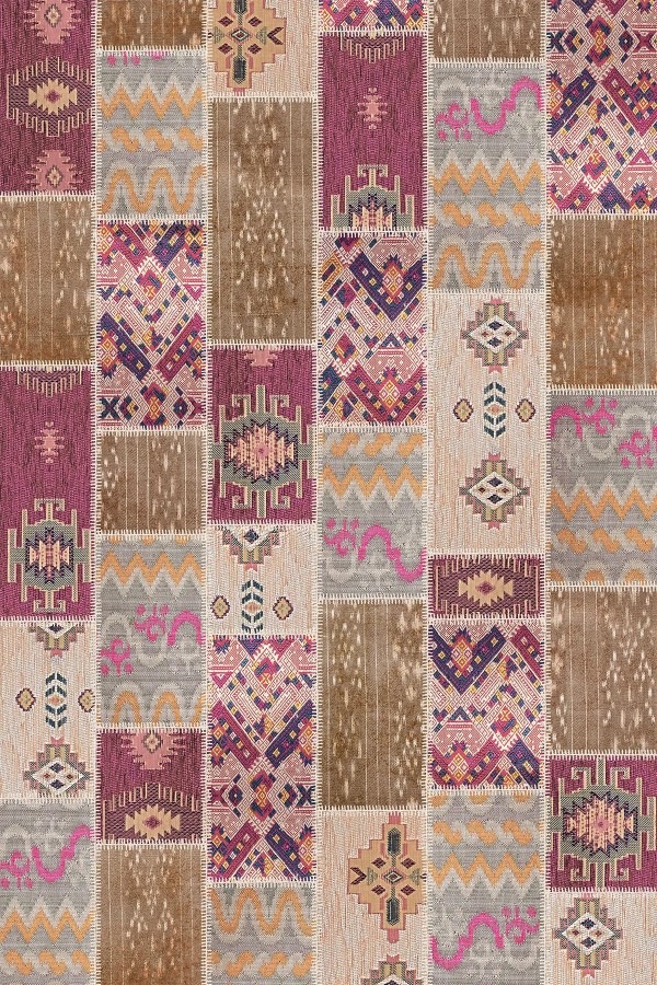 Elara Patchwork Şönil Doğal Pamuk Tabanlı Kaymaz Antibakteriyel Yıkanabilir Salon Halısı Elara Patchwork Şönil Doğal Pamuk Tabanlı Kaymaz Antibakteriyel Yıkanabilir Salon Halısı