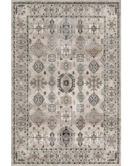 Zeran Şönil Vintage Desenli Pamuk Taban Kaymaz Yıkanabilen Antibakteriyel Salon Halısı