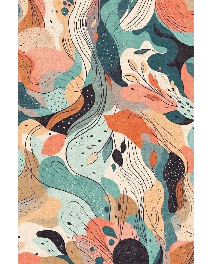 Salem Modern Kadife Yıkanabilir Kaymaz Pamuk Tabanlı Antibakteriyel Salon Halısı