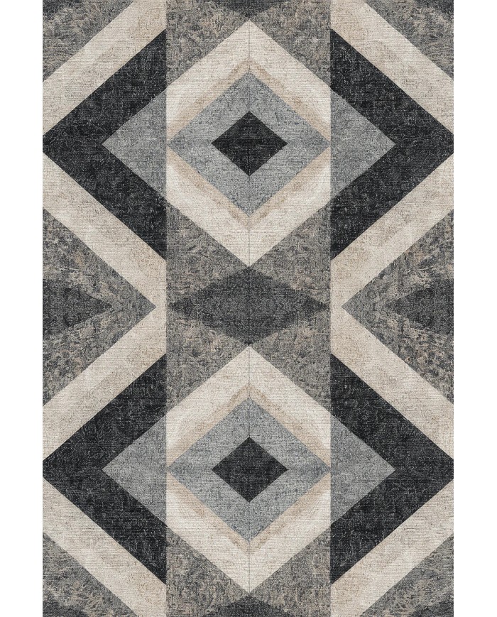 Vameysa Modern Şönil Modern  Doğal Pamuk Tabanlı Kaymaz Antibakteriyel Yıkanabilir Çevre Dostu Salon Halısı